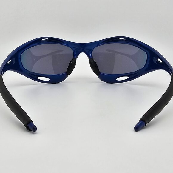*SOLD* Oakley 04-600 Racing Jacket Gen 2 New Blue Frame +Red Iridium Sunglasses - Picture 5 of 14
